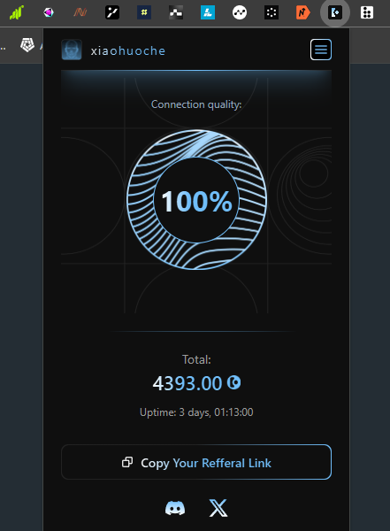 xiaohuoche66's tweet image. 🛑挂机项目 #Toggle
最新版本插件更新了，LOGO和UI都进行了升级
目前已经可以正常挂机，非常早期
🛑需要重新登录插件
toggle.pro/sign-up/08d73c…