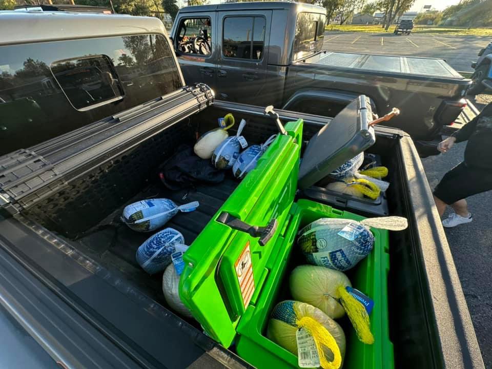 We had a successful Saturday. We partnered up with Klassisch VDUBS and South Texas Gladiator Crew to provide Thanksgiving Meals for 30 families. We appreciate both car clubs for donating to our EISD Families and helping with our cause!