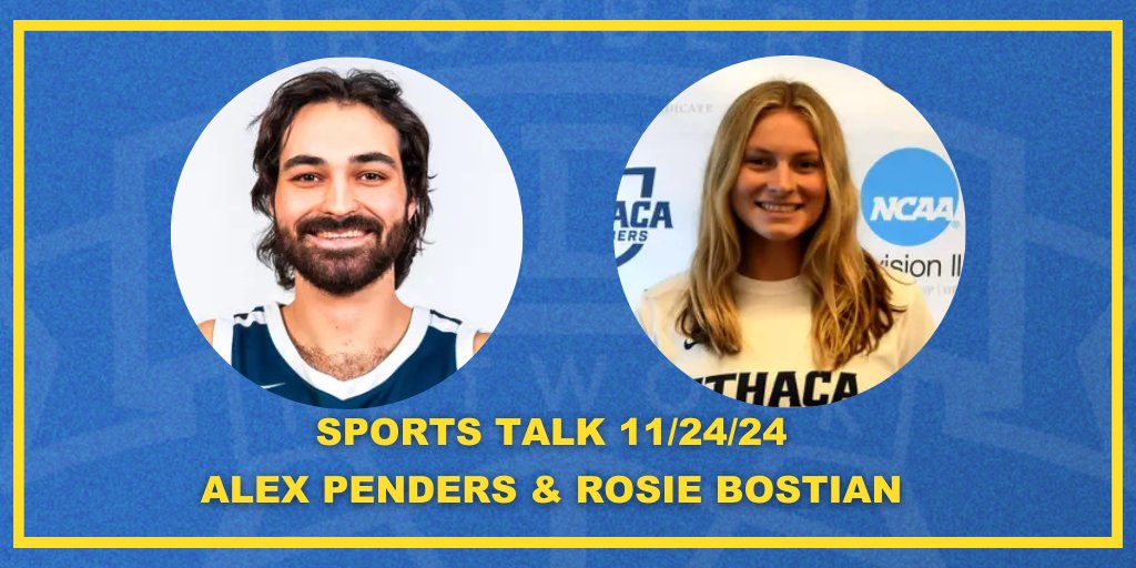 BombersRadioNet's tweet image. Thanksgiving doesn't stop #Sportstalk 12 from airing,
@ParkerHSports hosts as @AndrewRoberts1 sits down with @IthacaMBB Alex Penders while Ryan Collins speaks with @ithaca_wsoccer Rosie Bostian
Tune in Sunday at 6:30 p.m. on @WICB