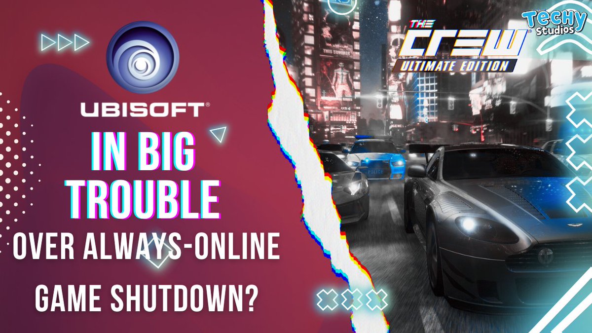 TechyAppMobi's tweet photo. Ubisoft IN BIG TROUBLE Over Always-Online Game Shutdown? https://t.co/JPOKGKDDKm via @YouTube https://t.co/BOyZvtMLEf