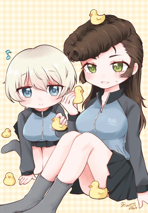 継続ちゃんたち(再掲)  #ガルパン  #garupan 