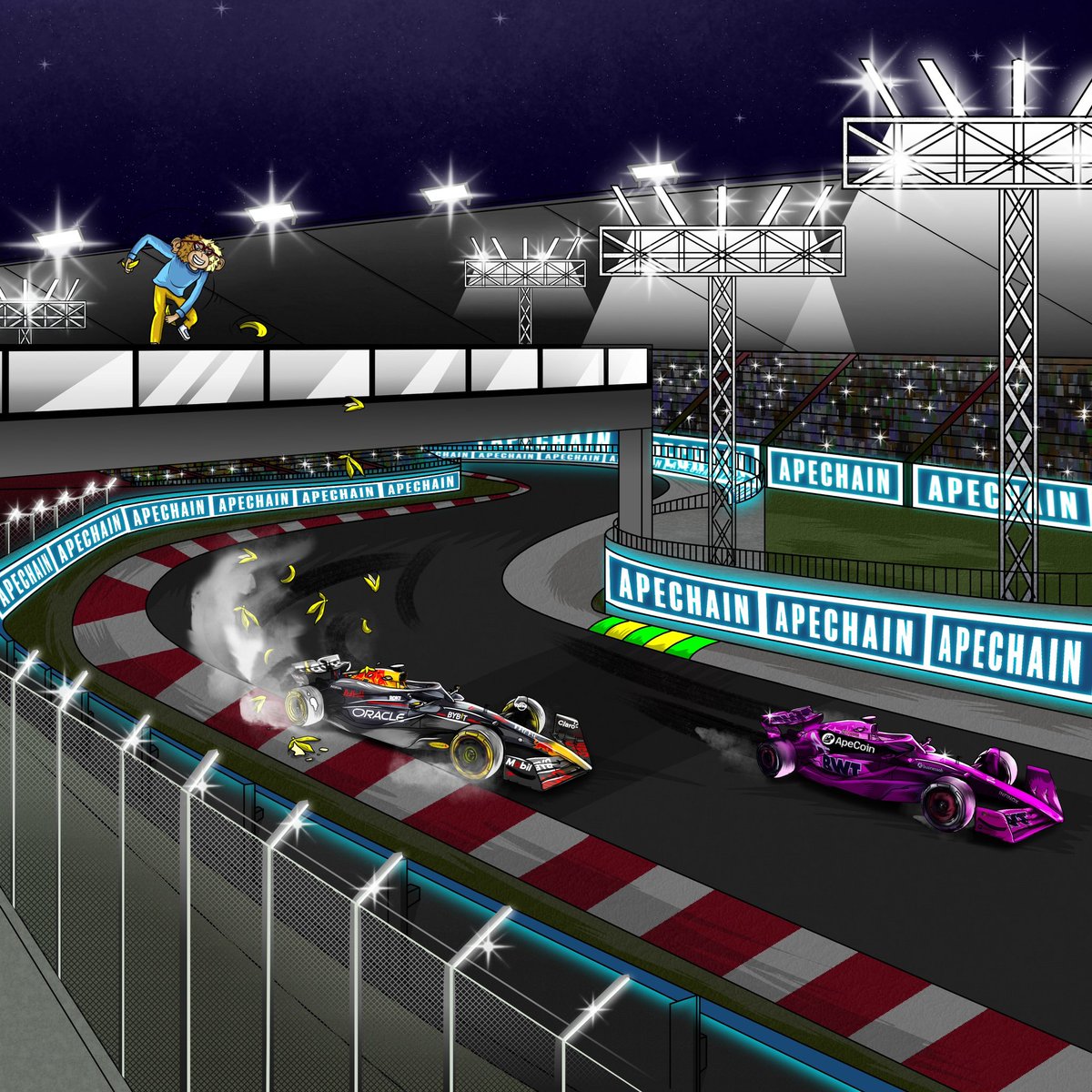 RemyTheRascal's tweet image. I’m in position and ready to bring the @apecoin powered @AlpineF1Team the win tonight. Who wants to join me?