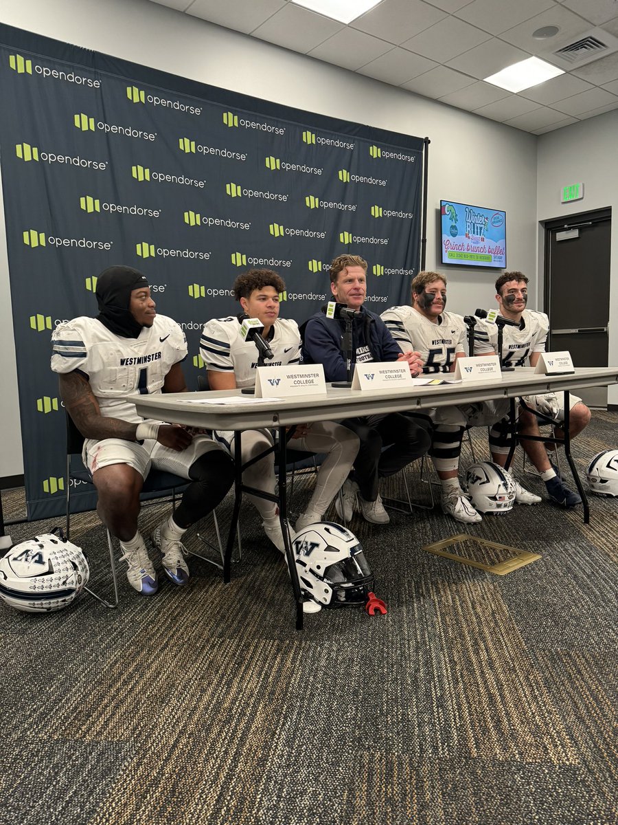 Opendorse Bowl Series Game 2

Westminster tops Marietta 27-13

Press conference mic drop:

“A lot of teammates told me their football careers would end in Canton”
- Matthew Howard, Westminster Senior OL