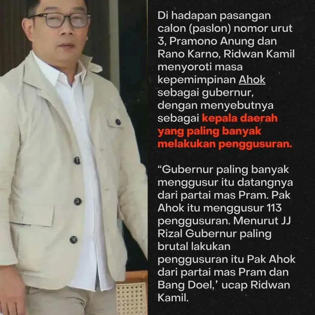 _CayoPerico's tweet photo. Respon ahok usai di sindir ridwan kamil,gubernur paling banyak lakukan penggusuran.

#RidoPenistaNabi
#01TukangGusur
#ridwankamil
#suswono
#RidoPen1staJanda01melecehkan perempuan https://t.co/YsKkNdF99e