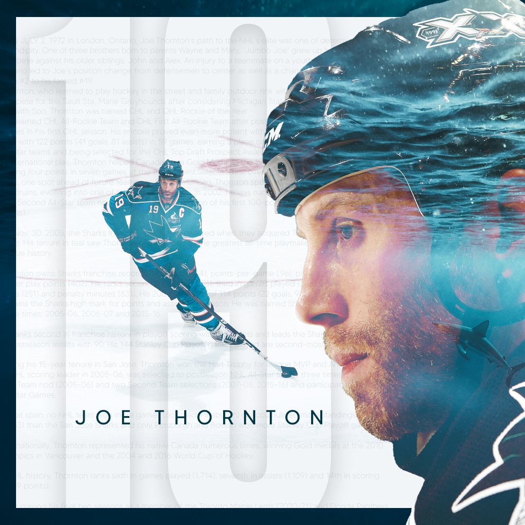 Jumbo Joe Thornton. 

#19ForeverTeal x #GreatestOfAllTeal