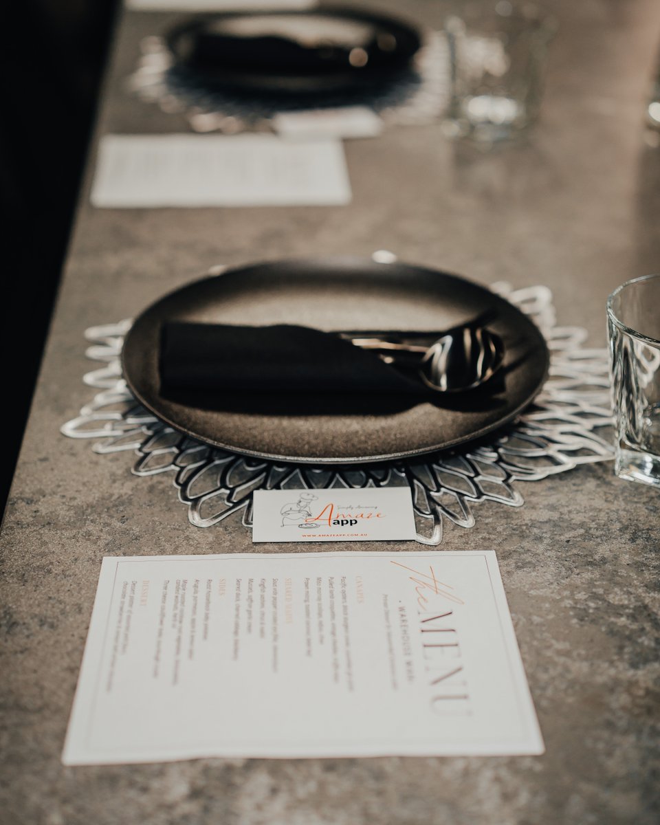 Amaze App Private Chefs (@amazeapp_) on Twitter photo An elegant setup for a night to remember. 🌟
With a curated menu and impeccable details, this isn’t just dinner—it’s an experience. From thoughtfully designed plates to unforgettable flavors, <a href="/amazeapp_/">Amaze App Private Chefs</a> brings your dining dreams to life.
Ready to elevate your next occasion? 🍽 An elegant setup for a night to remember. 🌟
With a curated menu and impeccable details, this isn’t just dinner—it’s an experience. From thoughtfully designed plates to unforgettable flavors, <a href="/amazeapp_/">Amaze App Private Chefs</a> brings your dining dreams to life.
Ready to elevate your next occasion? 🍽