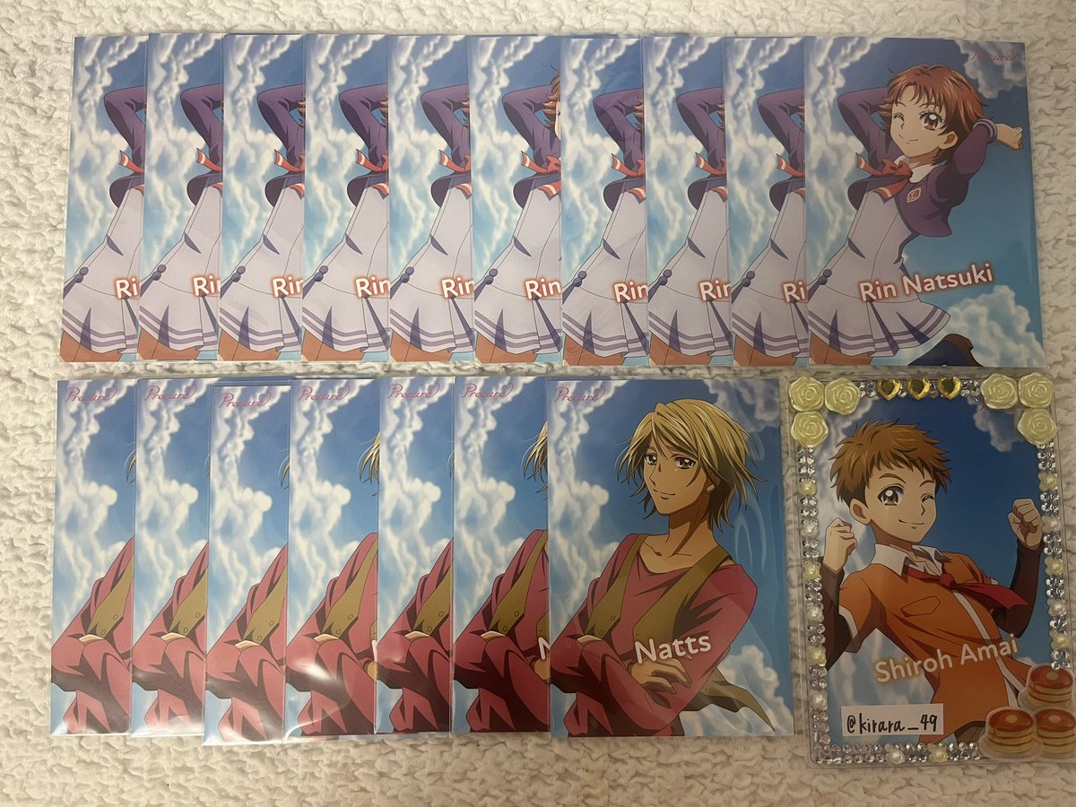 プリキュア アニメイトフェア 特典 交換･譲渡

【求】シロー･150円/枚＋送料

【譲】2枚目〜

ᡣ𐭩譲渡は纏めての方優先

ᡣ𐭩異種交換のシロップ類なら基本的に求めています