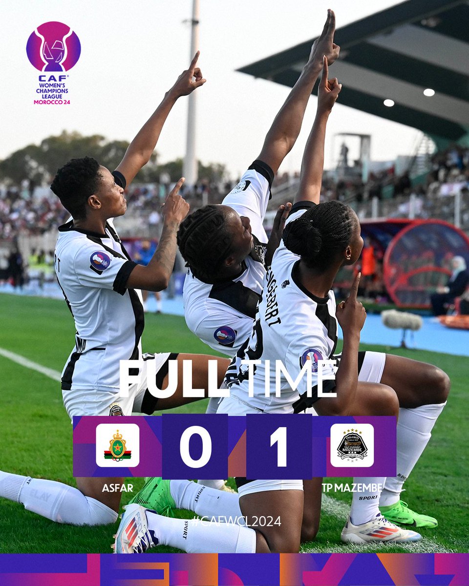 Keufrank's tweet photo. As I predicted before, TP Mazembe Queens are 2024 #CWCL champions for the first time🏆
Top goal scorer: Doha El Madani 6
Player of the tournament: Sanaa Msoudy
Best Goalkeeper: Habiba El Taher
Fair Play team: FC MASAR https://t.co/DUNNsGqTUe