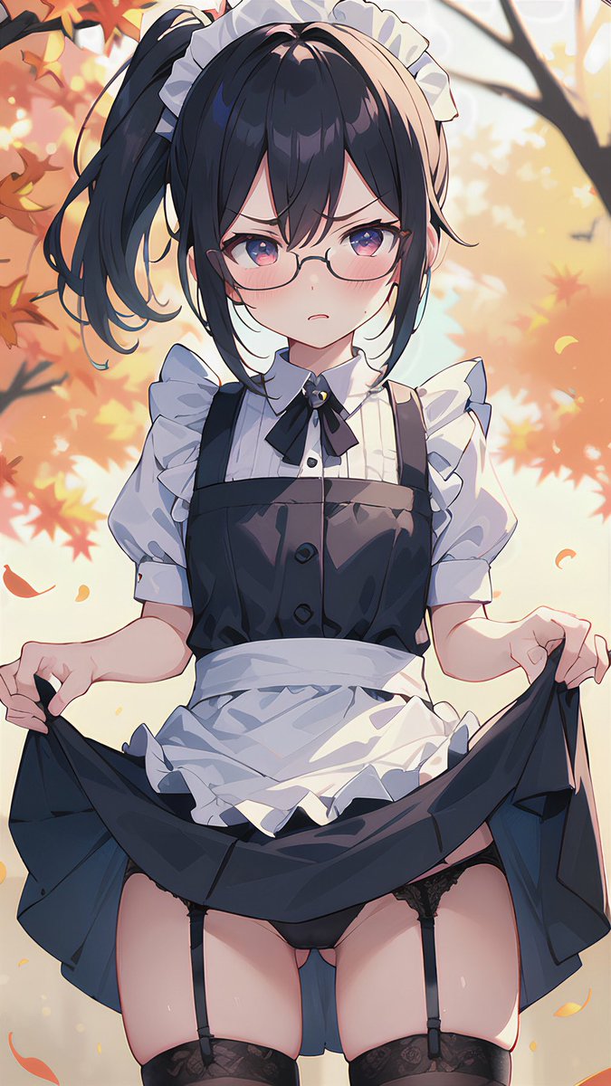 ねぇ、、、、、、
紅葉が綺麗だから撮影って、、、、

どっちが、、、、綺麗、、、？

#AIイラスト #AIart