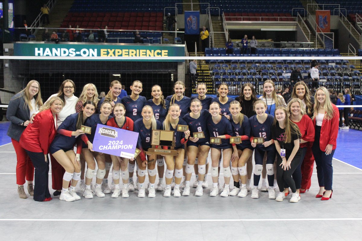 NDHSAA (@ndhsaa) on Twitter photo 2024 NDHSAA Class A Volleyball State Champions: Bismarck Century Patriots ndhsaanow.com/brackets/volle… #NDHSAA #NDpreps <a href="/BankWithChoice/">Choice Bank</a> #PeopleFirst 2024 NDHSAA Class A Volleyball State Champions: Bismarck Century Patriots ndhsaanow.com/brackets/volle… #NDHSAA #NDpreps <a href="/BankWithChoice/">Choice Bank</a> #PeopleFirst