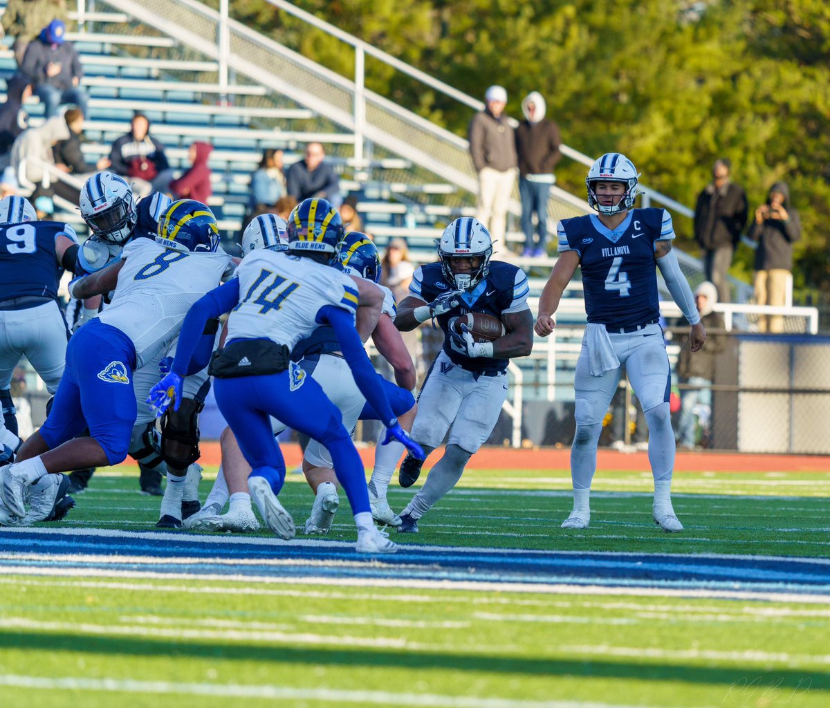 RgbPrime's tweet photo. Battle of the Blue 
@NovaFootball 38 to @Delaware_FB 28
Nova with the win. 
@NovaAthletics https://t.co/GG8X3ejW0S