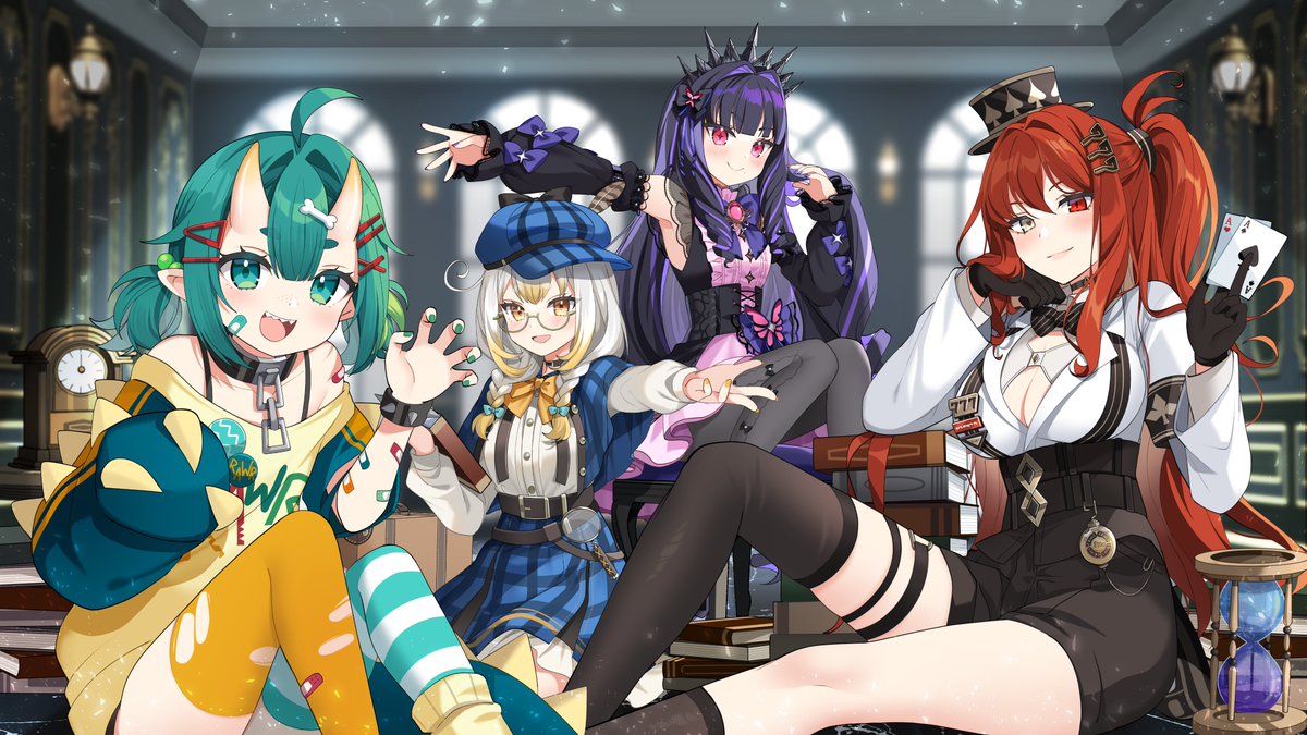 ArisuOshiro's tweet photo. 💛❤️PIXELCHRONICLE'S 6TH MONTH💚💜

We will be redoing our very FIRST collab since we debuted~! A "Most Likely To" QnA stream!!! 

Viewers are encouraged to submit their own questions so we can all answer them on stream on the 25th~ ✨

🔽GOOGLE FORM🔽
https://t.co/kWAV4uNKIt https://t.co/ICu7bWHPzy