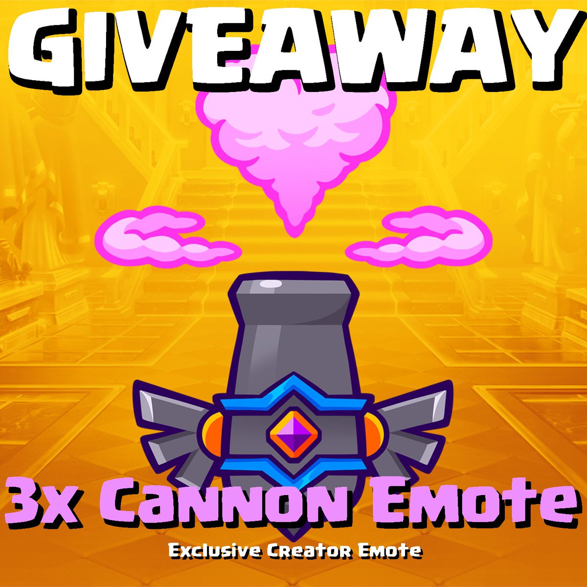💸GIVEAWAY💸

💥3x Cheerful Cannon Emote💥To enter:

🔴FOLLOW <a href="/ItsSilverLining/">Silva</a>
🟡Like❤️Repost♻️
🟢Tag 2 Friends

OPTIONAL: Join Our Discord: discord.com/ke6cDEFuQ6
⭐We do BONUS Giveaways on Our Discord Server⭐

👍Good Luck👍
📅Winners Picked in 3 Days📅
