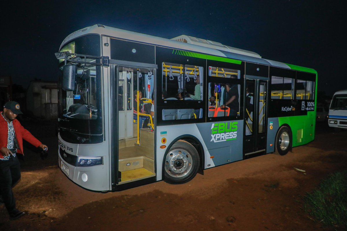 The Future Is Now.

#EBusXpress commences the all electric ⚡️ &amp; Modern Mass Transit in the Country. 

#EBusMaanyi
#EBusLakizaale 
#eMobilityUG