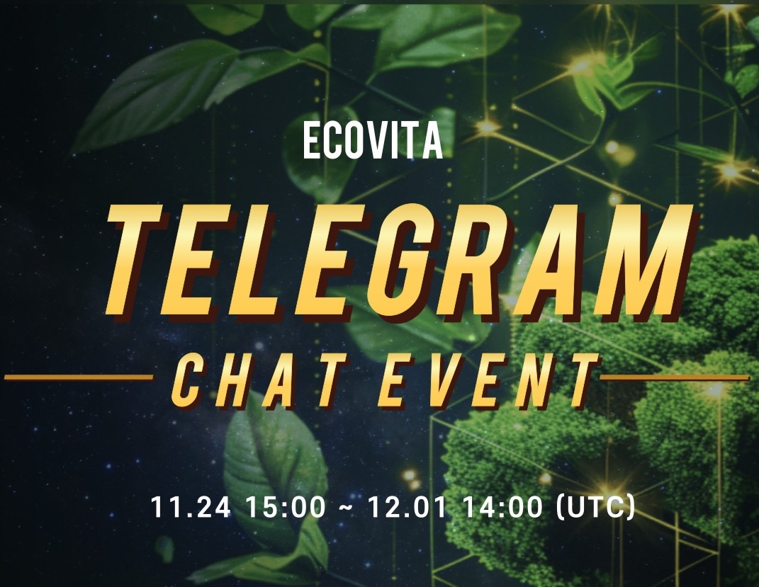 💬 Week 2 Chat Event is Ending Soon!
Get ready for a brand-new Telegram Chat Event! 🎉

Join now and don’t miss the chance to participate in our Telegram Entry Event to earn ECOVITA tokens! 🚀

📲 Join Here: t.me/ECOVITA_GLOBAL

#ECOVITA #TelegramEvent #CryptoCommunity