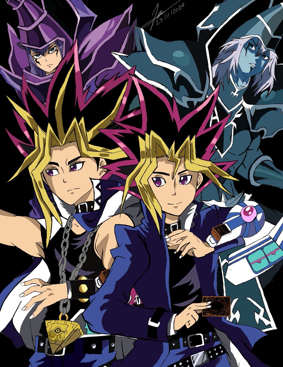 AstarothDraws's tweet photo. Yugi Muto &amp; Atem

#fanart #ilustration #dibujo #anime #manga #Yugioh https://t.co/VNNN4r8QRK