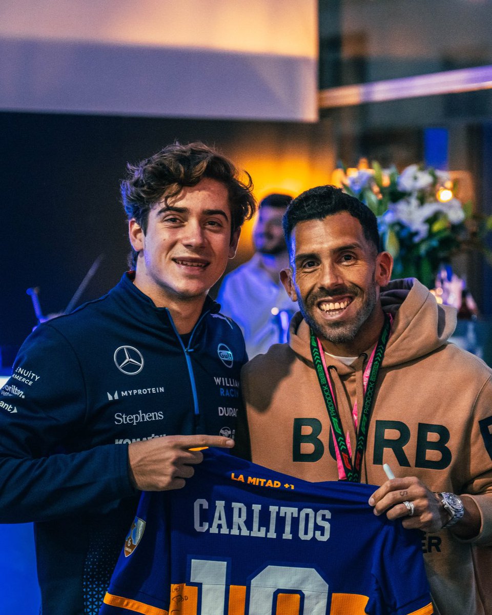 WilliamsRacing's tweet photo. Argentines² in the F1 paddock 🙌 https://t.co/CIjpsNdMvO