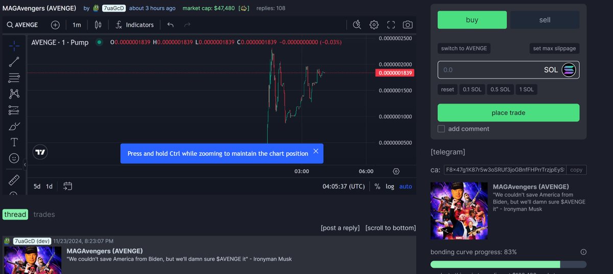 The next 100 million market cap moonshot meme coin token is on sale right now for 47k

Look at that chart and tell me im wrong

F8x47g1K87r5w3oSRUf3joGBnfFHPrrTrzjpEyStpump