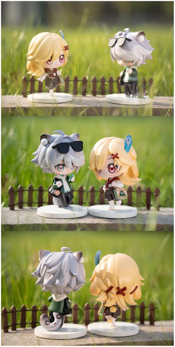 📷
 #アルカヴェ #haikaveh 
Introducing a pair of mini figurines of Alhaitham and Kaveh.
 It's available for pre-order until December 1st, so don't miss out if you're interested.

Design Provider: <a href="/liu_sha28968/">荷包蛋不加葱_HBD</a>
Purchase Link:item.taobao.com/item.htm?id=82…