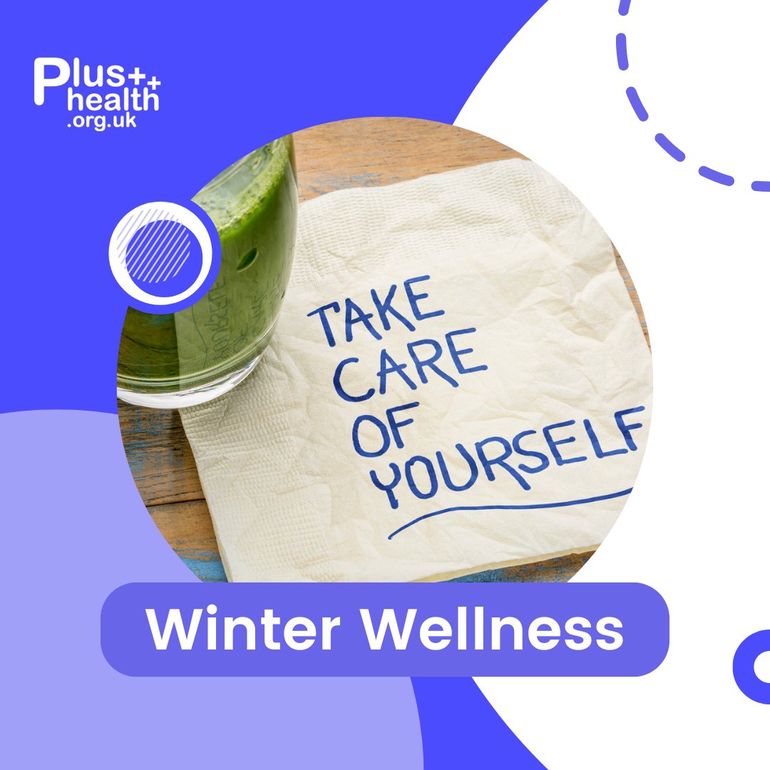 Living with HIV can have an impact on your physical health and well-being.

Winter wellness practices:
Drinking water
Wearing  weather-appropriate clothing
Eating a varied and well-balanced diet
Physical exercise

#PlusHealth #HIVAwareness #BetterHealth #HealthAwareness