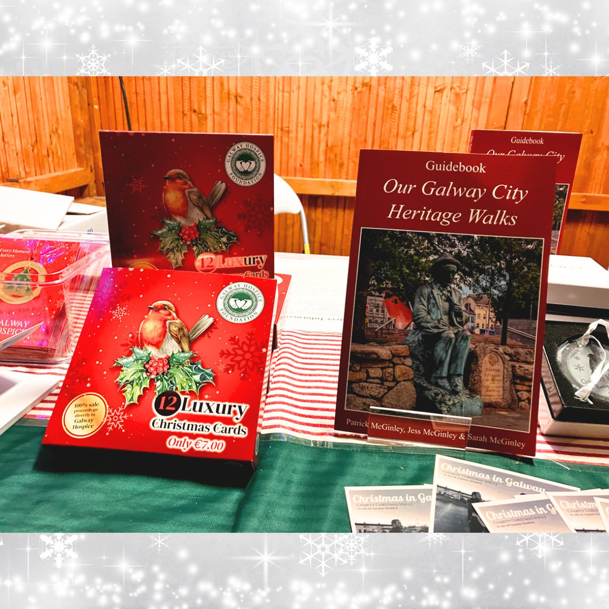 GalwayHospice's tweet photo. We would like to say a BIG thank you to all our wonderful volunteers that kindly gave their time and care to supporting us at the Galway Christmas Markets. 🎄

If you missed us, you can still get a little something at local retailers and online at https://t.co/JwhyBLGJPj 🎁 https://t.co/q3aQXjtQVk