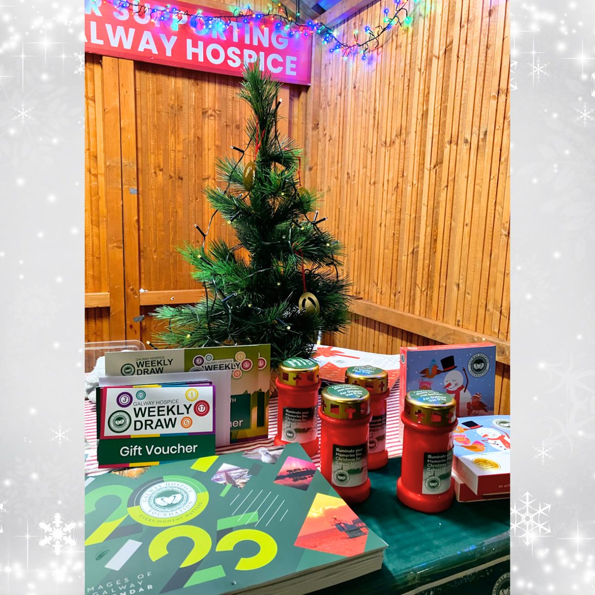 GalwayHospice's tweet photo. We would like to say a BIG thank you to all our wonderful volunteers that kindly gave their time and care to supporting us at the Galway Christmas Markets. 🎄

If you missed us, you can still get a little something at local retailers and online at https://t.co/JwhyBLGJPj 🎁 https://t.co/q3aQXjtQVk