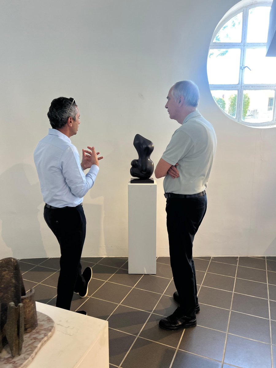 FBasbous's tweet photo. Nov 23-2024, it was a privilege to receive the French Ambassador H.E Mr Hervé Magro at the Alfred Basbous Foundation. https://t.co/CAckack3lO