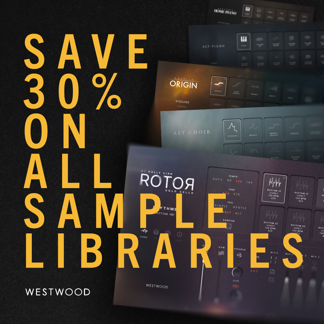 ✖️BLACK FRIDAY IS HERE!✖️

westwoodinstruments.com/instruments/

🚀 Save 30% off all individual products!

🧐 Want more? Check out our bundle offers on selected collections.