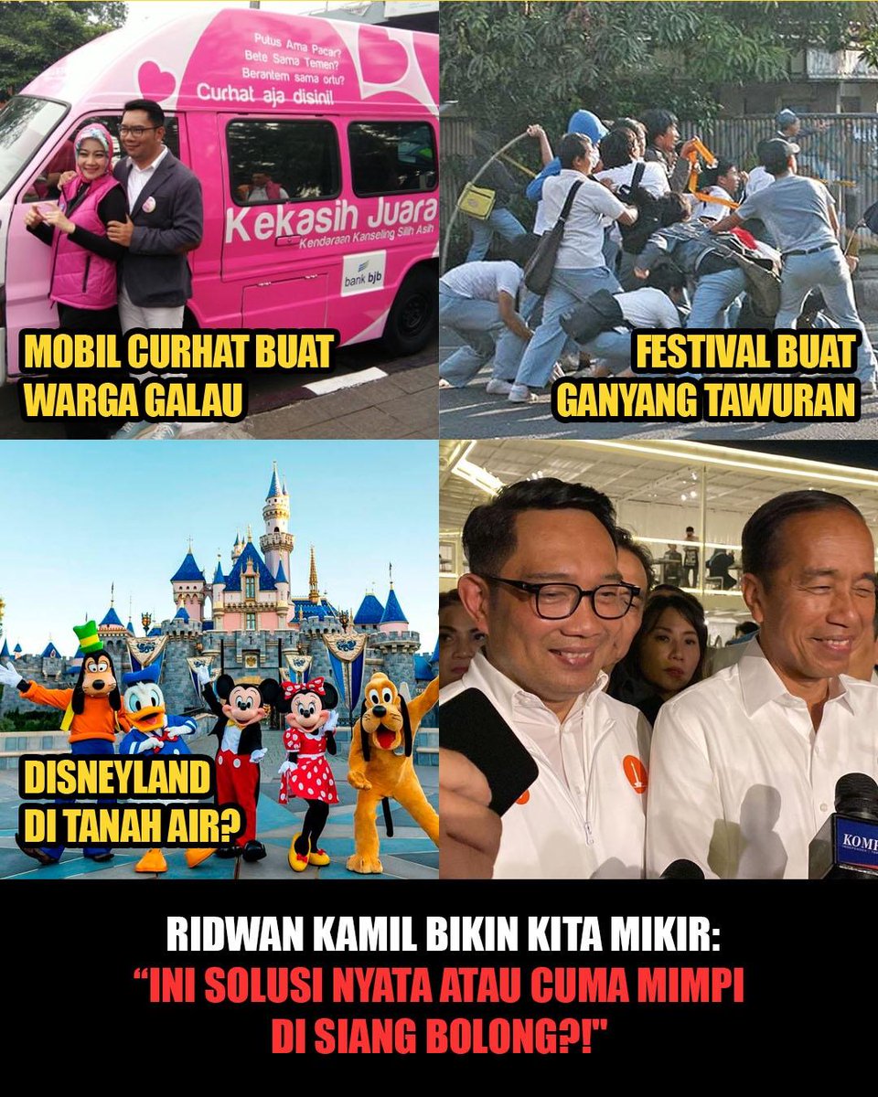 bustingkat8's tweet image. Hil yang mustahal

R1DO Pro LGBT
Kaum LGBT di Rido
R1DO Najis LGBT
FP1 Dukung Cagub LGBT 
#R1DO_ProLGBT