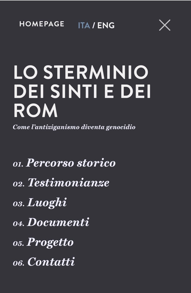 Visita il #museo virtuale sul #genocidio di #sinti e #rom durante il #nazifascismo porrajmos.it 

Lingua italiana / English language