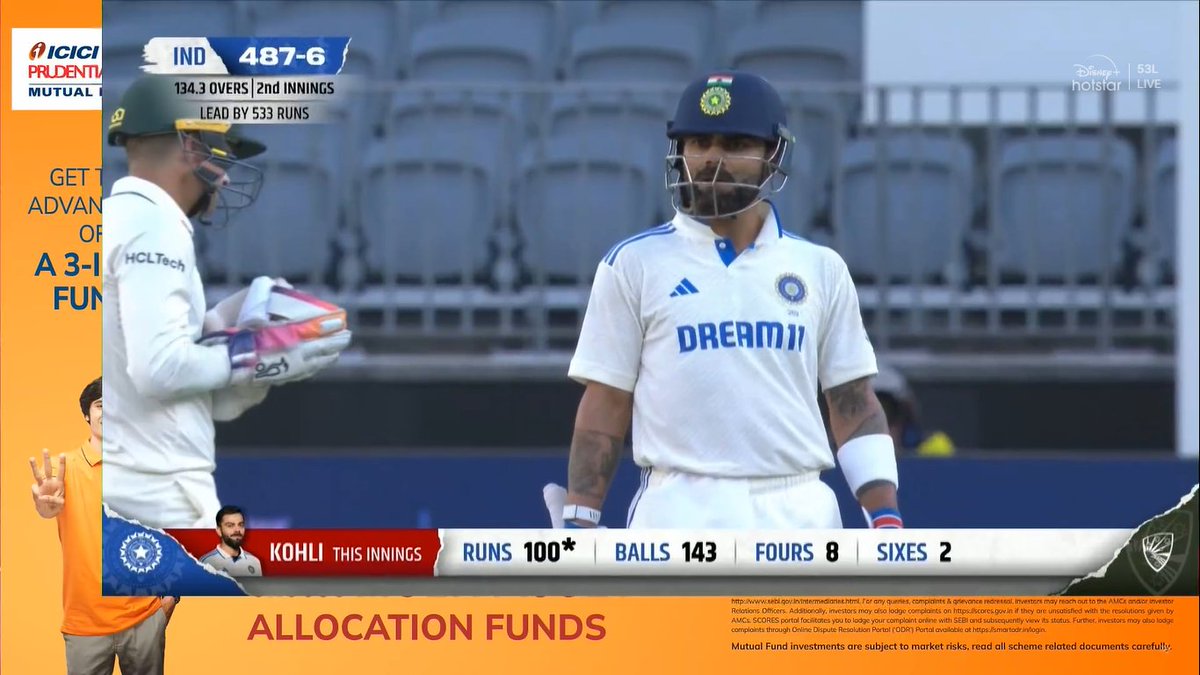 dormantwriterr's tweet photo. Isn't @imVkohli amazing ?  

Even though approaching the 100, when the team needs him to go quick. He has done it in a quick way, playing unorthodox shots as well.

Much sought after 100 for the king.

@muffadal_vohra 
#ViratKohli𓃵 | #AUSvsIND  | #BGT2024 | https://t.co/RHxI3PZduz