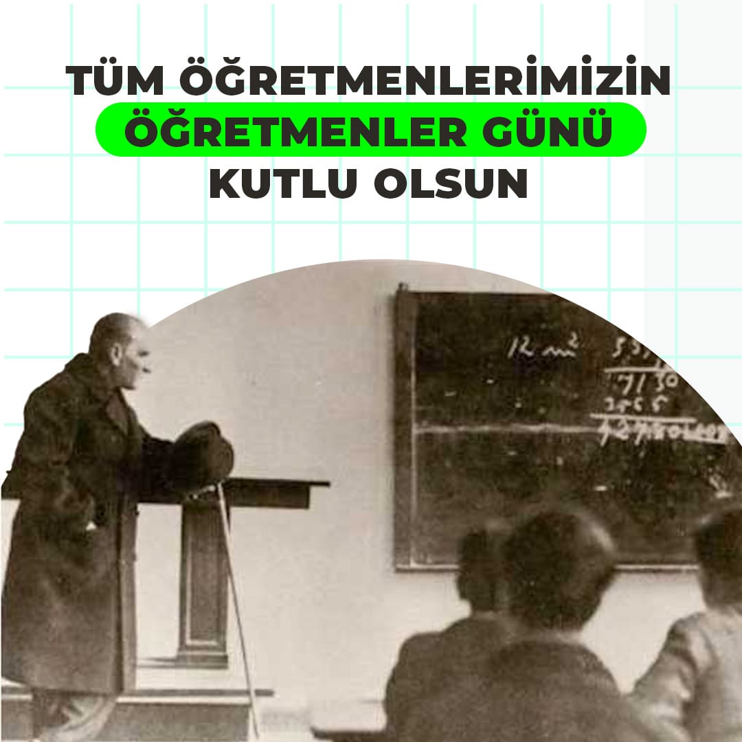 Başöğretmenimiz Mustafa Kemal Atatürk başta olmak üzere tüm öğretmenlerimizin Öğretmenler Günü Kutlu Olsun! 

 #24Kasım #ÖğretmenlerGünü