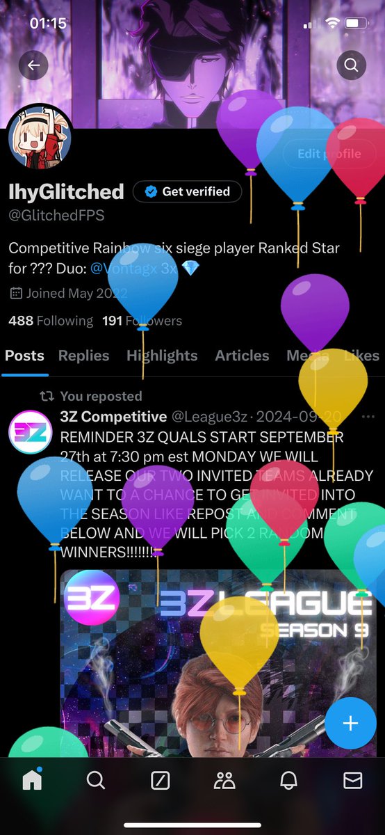 GlitchedFPS's tweet photo. Is balloon day for my ass now I can legally drink in my province without getting into shit Les go https://t.co/aQ5XWoWmj4