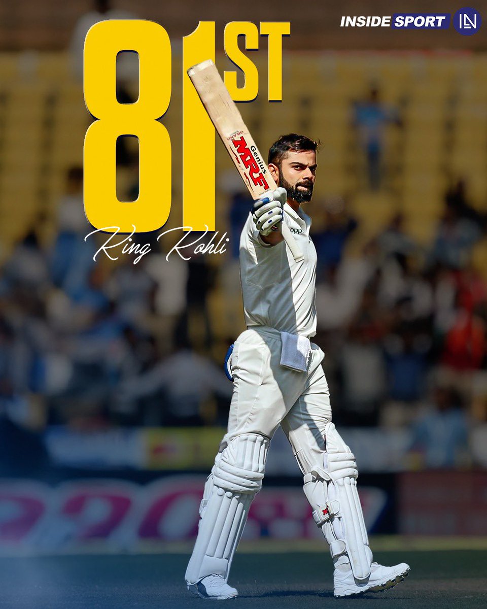 InsideSportIND's tweet image. The moment we all were waiting for 👑

81st international century for KING KOHLI 🐐

#CricketTwitter #viratkohli