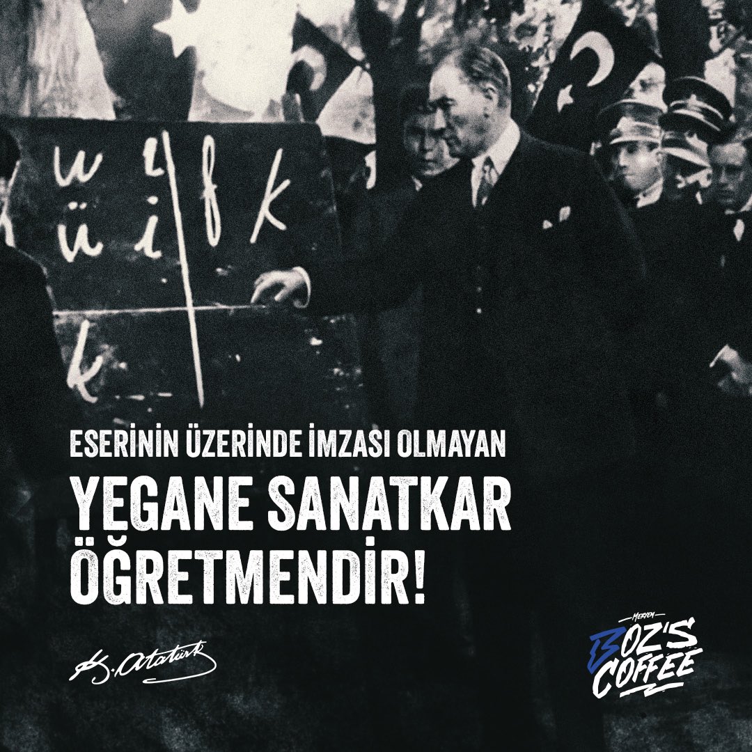 Başöğretmenimiz Gazi Mustafa Kemal Atatürk başta olmak üzere, tüm öğretmenlerimizin Öğretmenler Günü’nü kutlarız.