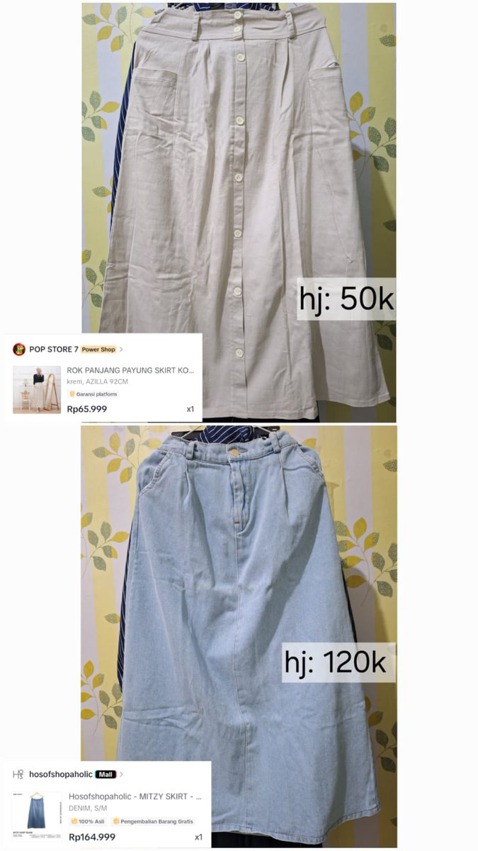 oskablond's tweet photo. @unicelounge baru sekali pake semuaa dijual krn kependekan
rok krem: ±83cm
rok jeans: ±86 https://t.co/jCmVJYkbjj