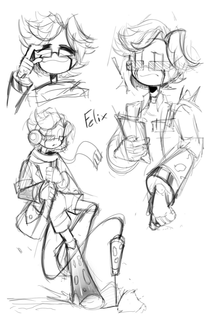 Pixicryle's tweet image. Lava lamp drone oc doodle 
#murderdrones #muderdronesoc