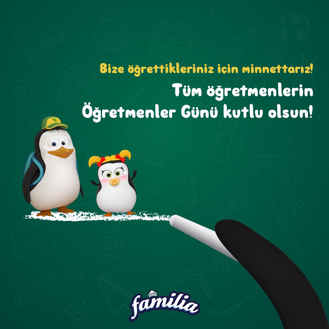 Bize kattığınız her değer için size minnettarız! 💙
İyi ki varsınız!

#familia #familiatürkiye #24KasımÖğretmenlerGünü