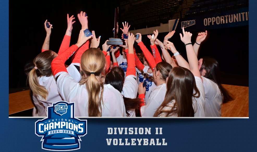 🐯 The Tigers win back-to-back championships with consecutive undefeated records!

Cowley completes another perfect season with the #NJCAAVB DII Championship Title!

njcaa.org/sports/wvball/…