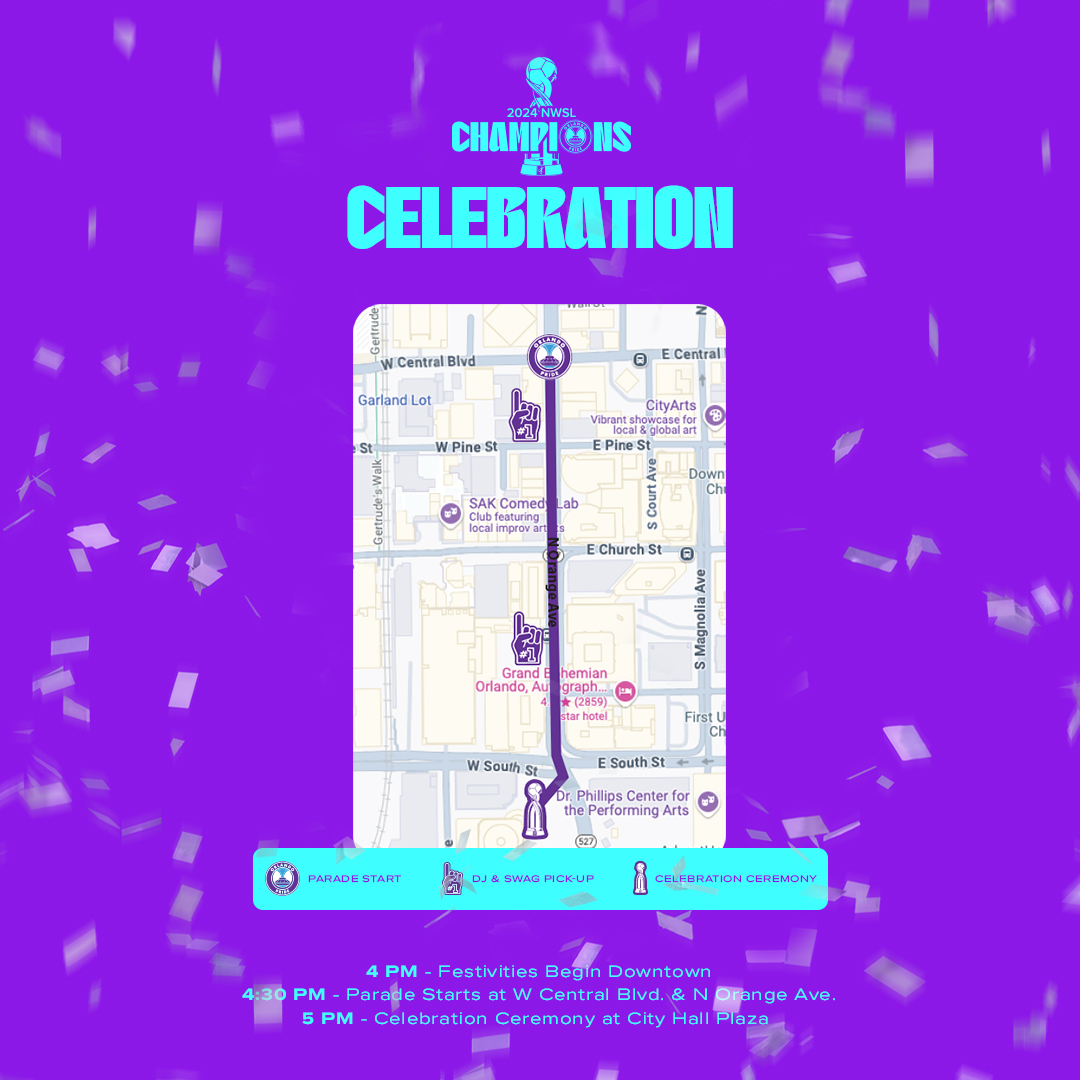 ORLPride's tweet photo. Come celebrate with us this Monday 🏆 https://t.co/DDTcxKDlm7