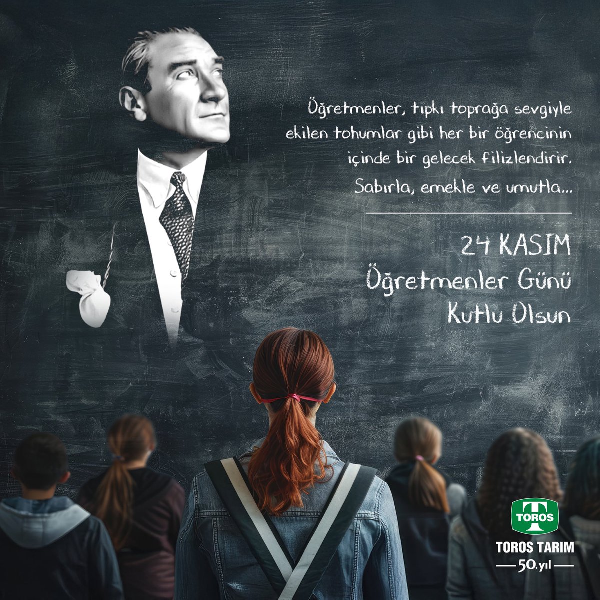 Bir tohumu toprağa eker gibi her bilgi tanesini sevgiyle kalbimize eken öğretmenlerimiz; sizlerin elinde çiçek açan her fidan, köklerinden göğe güçlenerek uzanan bir çınara dönüşüyor. Tüm öğretmenlerimizin 24 Kasım Öğretmenler Günü’nü saygı ve minnetle kutluyoruz! 🌱 💐