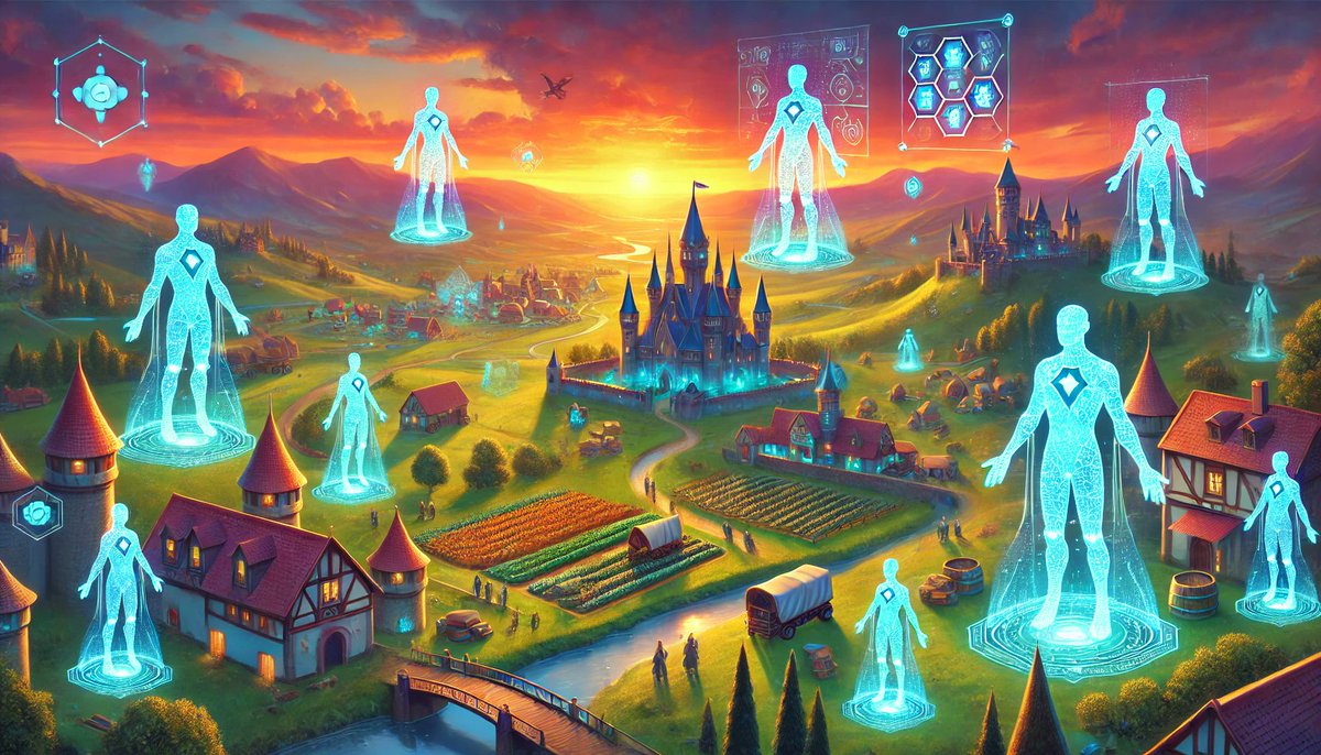 SciWanderer's tweet photo. 🌌 AI Agents Are Revolutionizing @LootRealms Here's How! 🤖⚔️
#LootRealms is already a groundbreaking on-chain game, leveraging the power of #StarkNet to build a rich, decentralized world. But now, the introduction of AI agents is taking things to a whole new level—and it’s not just exciting for gameplay but also for the economy surrounding $LORDS. Let’s dive in!
🎮 Game Development Will Never Be the Same
AI agents in #LootRealms can handle tasks that were once limited to human players or basic game scripts:
Dynamic NPCs: Imagine AI agents acting as merchants, explorers, or even rival kingdoms. They adapt to the actions of players, creating a truly living, breathing world.
Automated Resource Management: AI agents could optimize farming, crafting, or trading, helping players maximize their Realm’s productivity (this would be very helpful ) .
Enhanced Worldbuilding: These agents could build cities, create quests, or even introduce new technologies into the game, dynamically evolving the world in ways we’ve never seen before.
This infusion of AI means developers can focus on building even more immersive mechanics while the game itself evolves organically, thanks to these autonomous entities.
💎 $LORDS: A Currency of Automation and Growth
AI agents don’t just enrich gameplay—they’re also fueling the in-game economy. Here’s how:
Increased $LORDS Demand: Players might need $LORDS to "hire" or program AI agents for their Realms, whether it’s setting up automated trade routes or defending against invaders.
Enhanced Liquidity: With more players and AI agents actively engaging in the economy, $LORDS will see increased circulation.
New Revenue Streams: AI agents could introduce entirely new gameplay loops, from resource extraction to inter-Realm diplomacy—all monetized through $LORDS.
🛡️ The Bigger Picture
AI agents blur the line between player-driven and system-driven game mechanics, allowing for a world that’s always active. Even when you’re offline, your Realm could be trading, defending, or growing—thanks to AI agents working on your behalf.
This isn’t just innovation; it’s the start of a new era for on-chain gaming. By harnessing #StarkNet’s scalability and #LootRealms’ vision, AI agents are ensuring that every player—human or not—has a role to play.
Ready to shape the future of your Realm with AI? Let’s talk—what ideas do YOU have for these agents? 👇
#LootRealms #StarkNet #AIAgents #LORDS #OnChainGaming #Web3Gaming