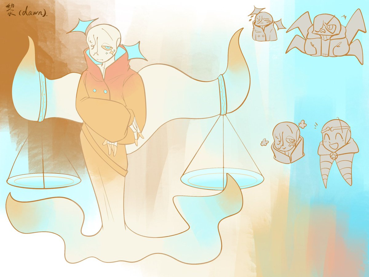 yelingmilky's tweet photo. Participated in an activity of my friend! His name is Li, or dawn
It was a Libra nebula that accidentally hit nightmare's head, and then he became his appearance and lived in this world. The Libra behind him can be taken out or put away anytime and anywhere
#sansoc #StarProject https://t.co/wq4aP28zih