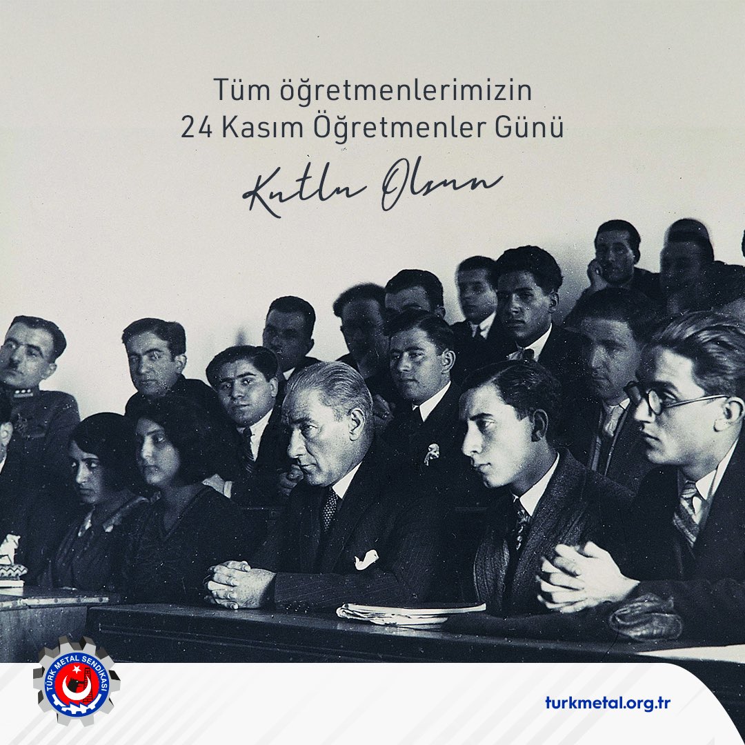 Başta Başöğretmen Mustafa Kemal Atatürk olmak üzere, cumhuriyetin çağdaş yurttaşlarını yetiştiren ve ülkemizin geleceğini hazırlayan öğretmenlerimizin Öğretmenler Günü kutlu olsun.