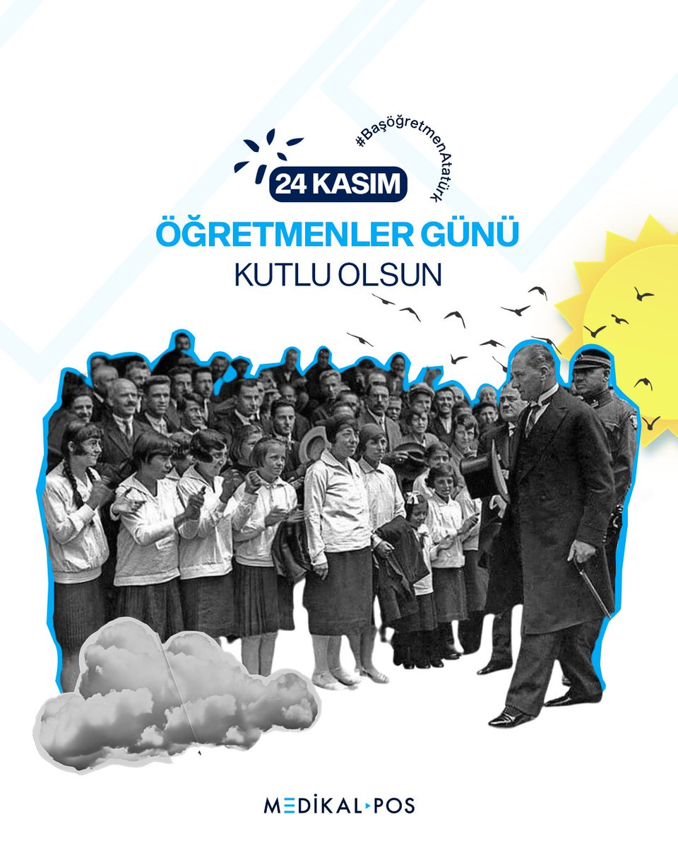MedikalPos's tweet photo. Gelecek nesillere ışık tutan, bilgisi ve özverisiyle yol gösteren tüm öğretmenlerimizin 24 Kasım Öğretmenler Günü’nü kutluyoruz. Emeğiniz ve katkılarınız için sonsuz minnettarız.

#ÖğretmenlerGünü #24Kasım #ÖğretmenlerGünüKutluOlsun #MedikalPos https://t.co/dycVeMxw8S