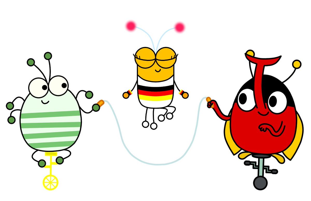 ThePalafin's tweet photo. These 3 bug fellas just casually being GREAT pals (art by @AI_Squid) 

#BrawlStars #TheLingoShow #BrawlStarsOC #Jaadoo #Lieb #Rad #JumpRope #Friends https://t.co/mfNlOphTpQ