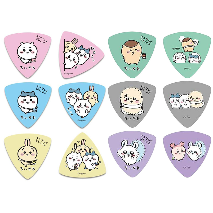 guitarpick's tweet photo. ちいかわギターピック第二弾は 
くりまんじゅう 
ラッコ 
モモンガ  

ちいかわ、ハチワレ、ウサギも好評販売中です 
1枚165円にて販売中  

1枚から買える1000円(税抜)以上で送料無料のギターピック専門店「ピック商店」yahooショッピング店はこちら 
#ちいかわ 

https://t.co/lr5kAuCdrL https://t.co/4kLxNmY8HM