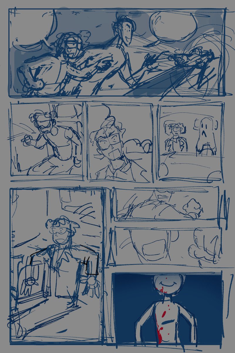 OBVS spoilers for the halloween comic 
But some of my fav layouts 💁‍♀️ 