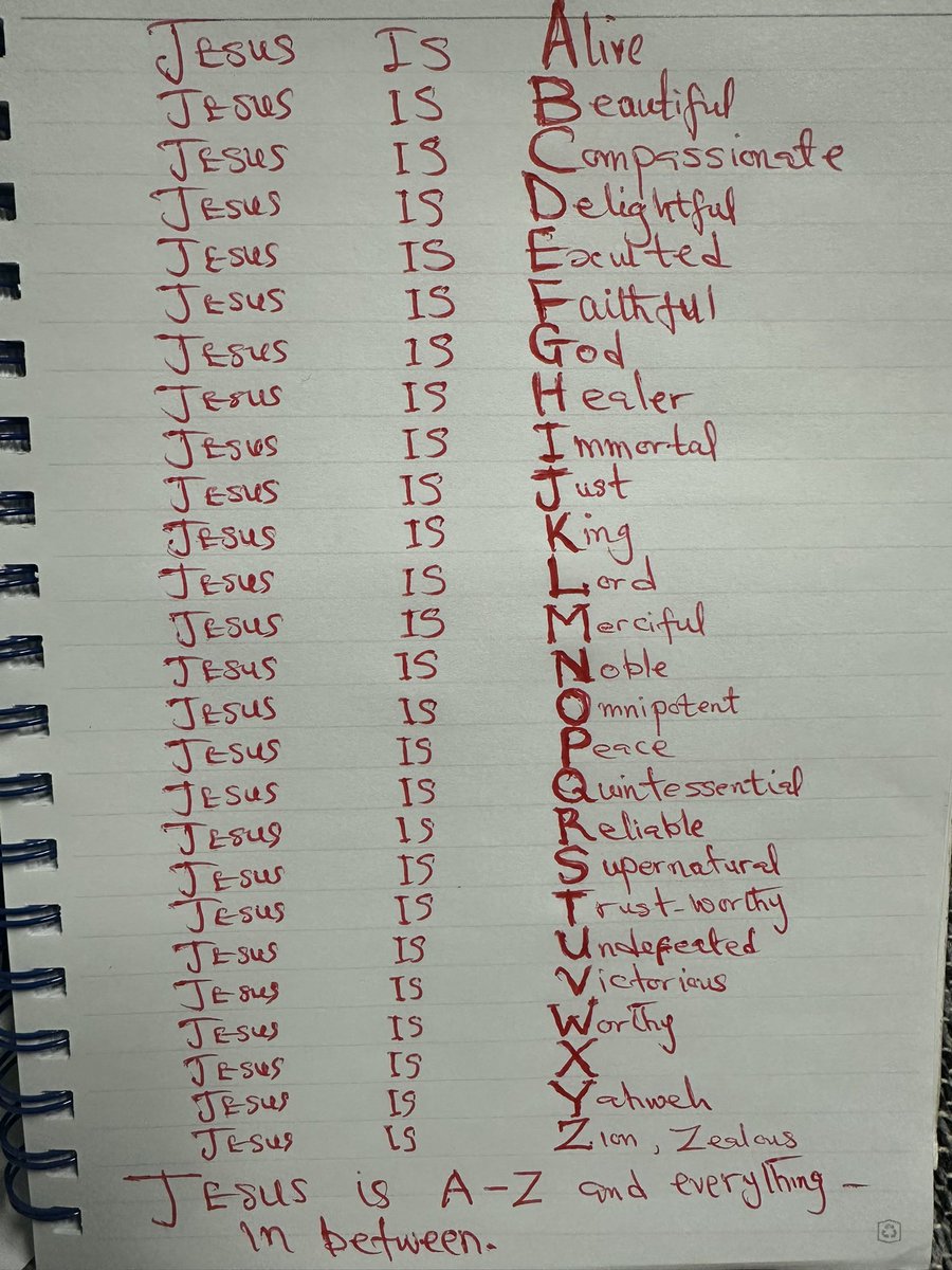 JESUS IS ALL!
Add a Letter. God bless you!