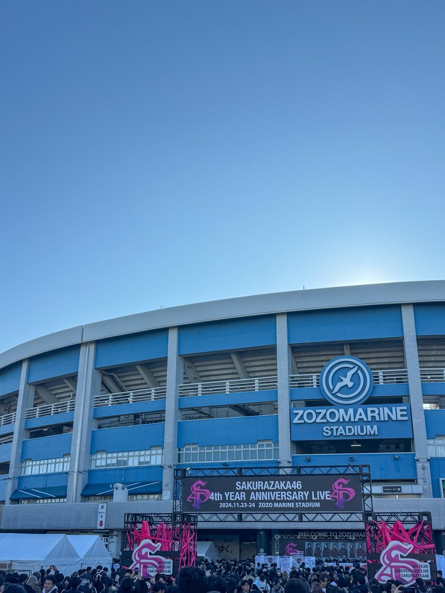 manatry's tweet photo. #櫻坂46_4thアニラ_DAY2
#櫻坂46 (@ ZOZOマリンスタジアム in 千葉市, 千葉県) https://t.co/dBmUIjhvpg https://t.co/SsB24wQjCy